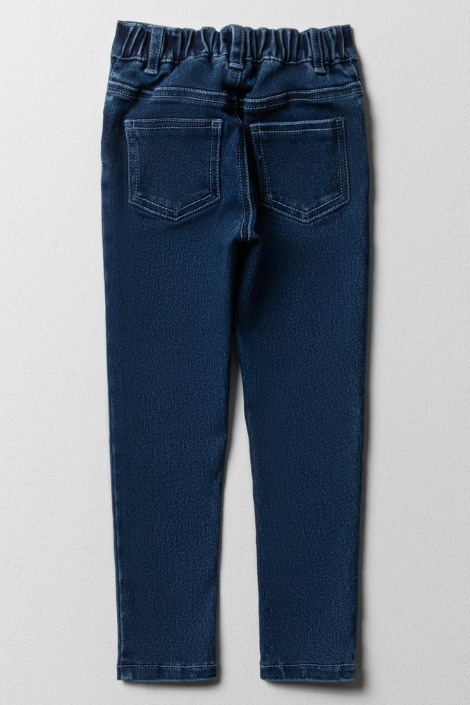 Skinny Denim Jeans Mid Wash (2)