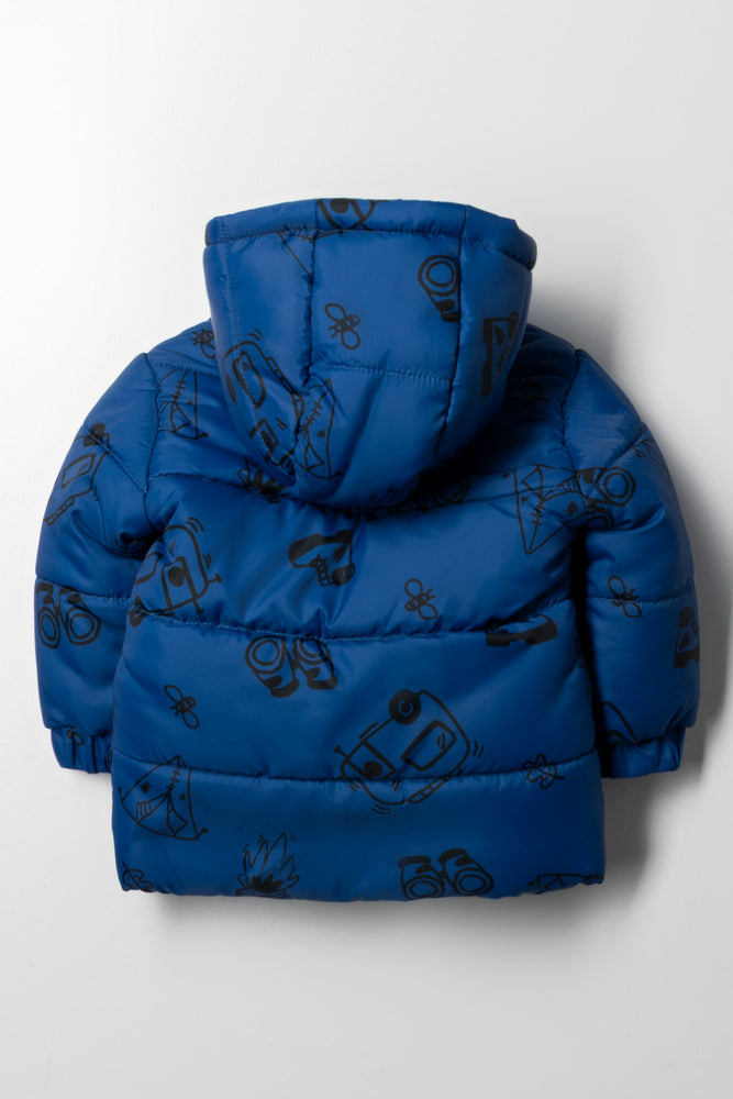 Puffer Jacket Blue (2)