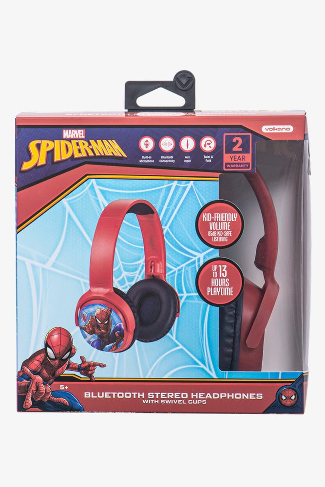 Spider-Man Bluetooth Wireless Headphones Red (2)