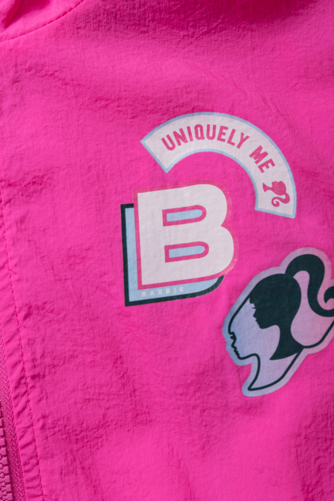 Barbie Hoodie And Shorts Set Pink (1)