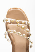 Studded Sandals Natural (4)
