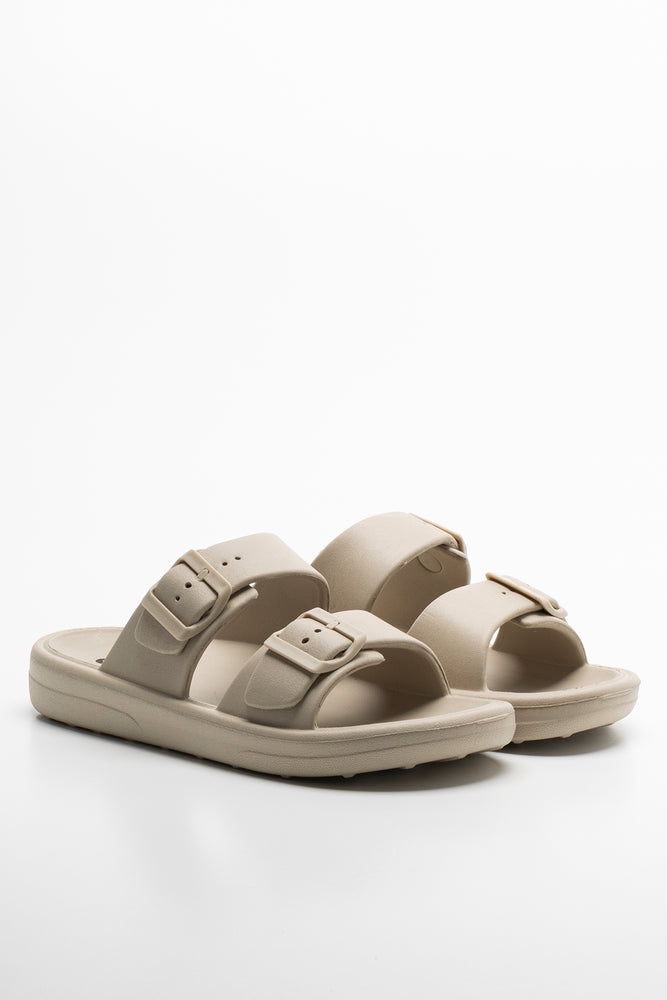 Double Band Slides Natural