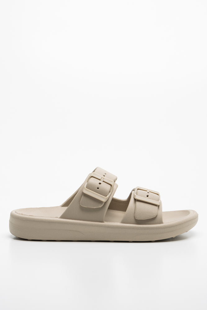 Double Band Slides Natural