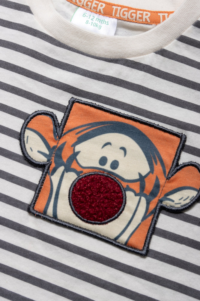 Tigger Shorts And T-Shirt Set Dark Grey (1)