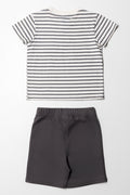 Tigger Shorts And T-Shirt Set Dark Grey (3)