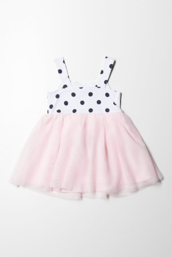Minnie Mouse Dress With Headband White And Pink (2)
