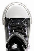 Glitter High Top Sneakers Black (4)