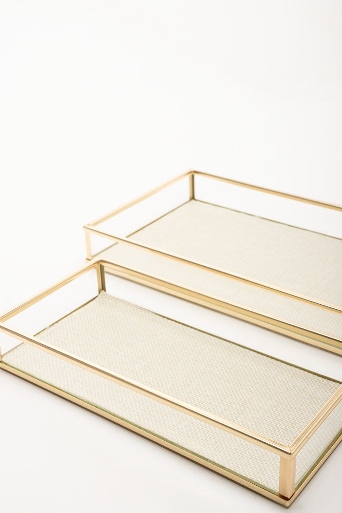 Double Mirrored Tray Rose Gold (1)