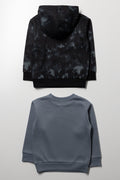 2 Pack Tracktops Black & Grey (2)