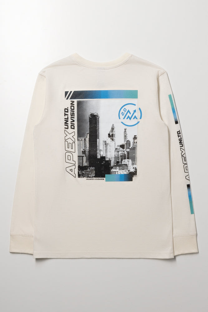 Long Sleeve T-Shirt Cream (2)