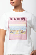 Palm Beach Short Sleeve T-Shirt White (3)