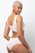 3 Pack Scallop Boyleg Panties Multicolour (3)