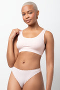 Bonded Crop Top Pink