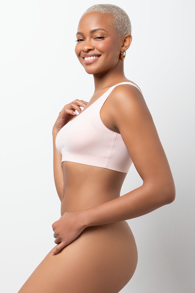 Bonded Crop Top Pink (1)