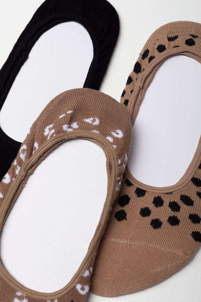 3 Pack Animal Socks Natural (1)