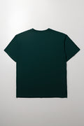 Oversized Graphic T-Shirt Dark Green (5)
