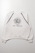 Crew Neck Tracktop Cream