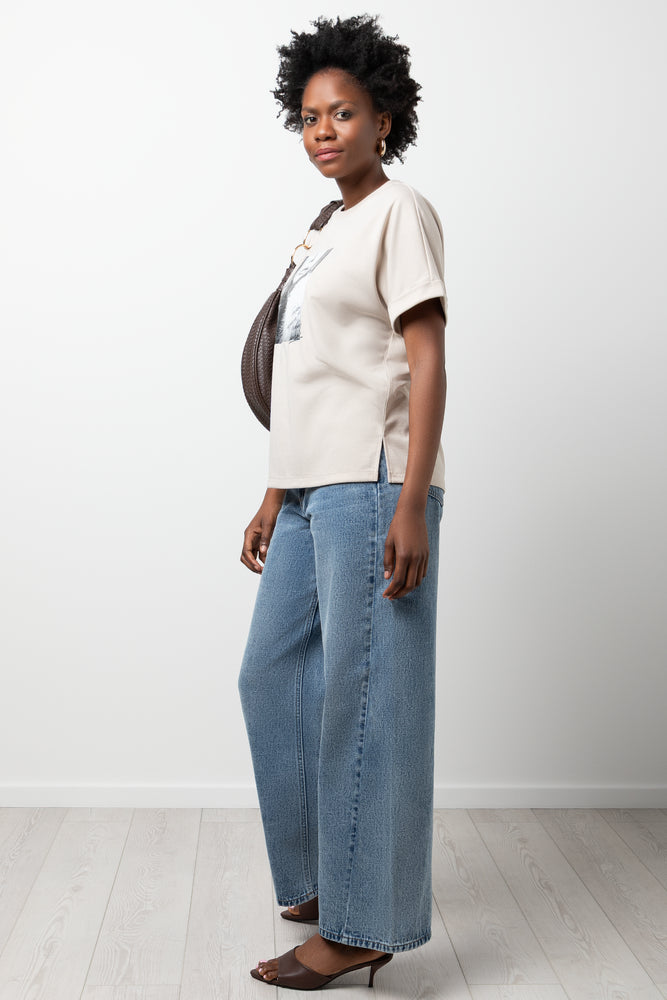 Short Sleeve Oversized T-Shirt Natural (1)