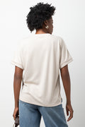 Short Sleeve Oversized T-Shirt Natural (2)