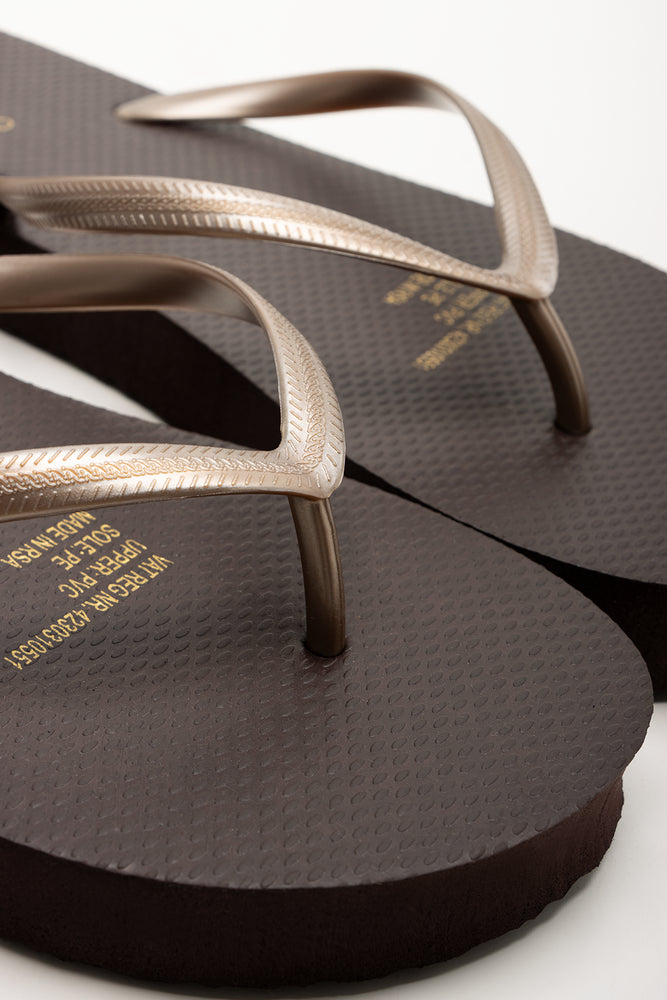 Platform Flip Flop Brown (2)