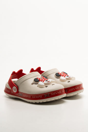 Minnie Mouse Light Up Clogs White