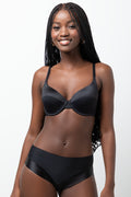 2 Pack Brazillian Panties Black And Natural