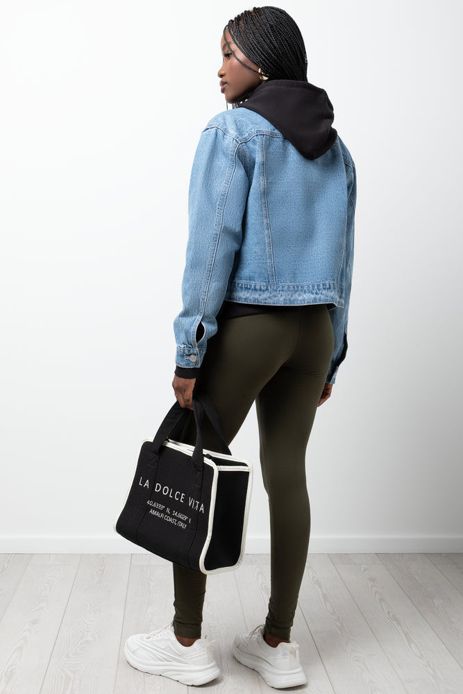 Wide Waist Leggings Green (1)