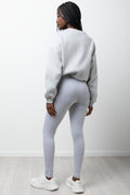 Wide Waist Leggings Grey (2)
