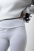 Wide Waist Leggings Grey (3)
