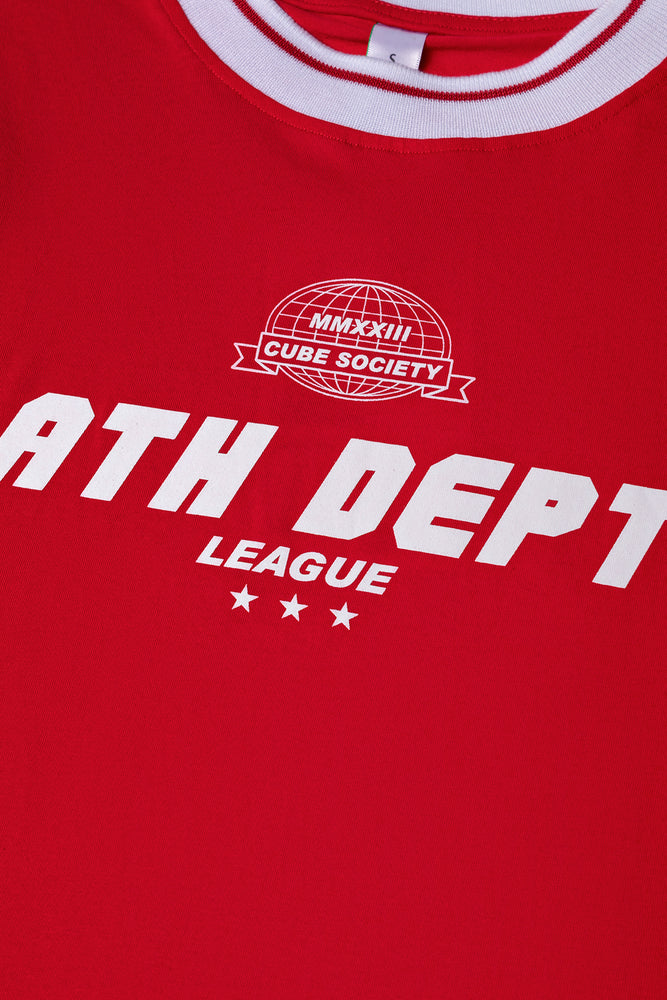 Oversized Long Sleeve T-Shirt Red