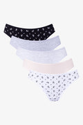 5 Pack Cotton Panties Multicolours (4)