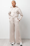 Wideleg Knit Jogger Natural