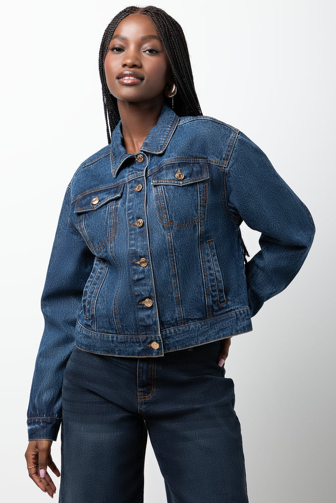 Denim Trucket Jacket Blue | Coats & Jackets | Ackermans