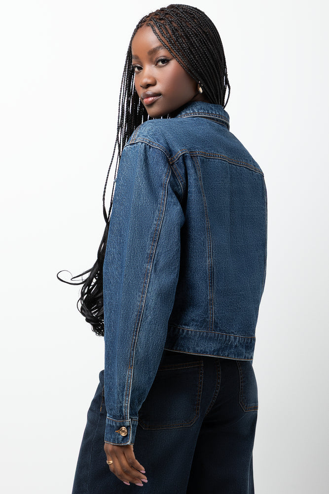 Denim Trucket Jacket Blue (2)