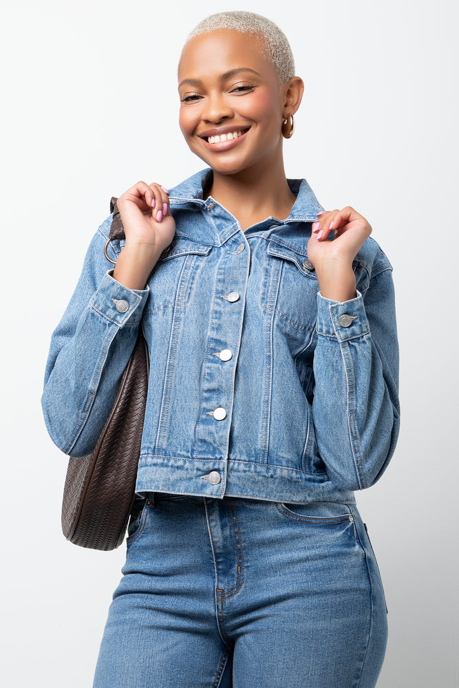 Denim Trucket Jacket Light Blue | Coats & Jackets | Ackermans