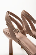 Bow Strap Heel Sandals Natural (3)