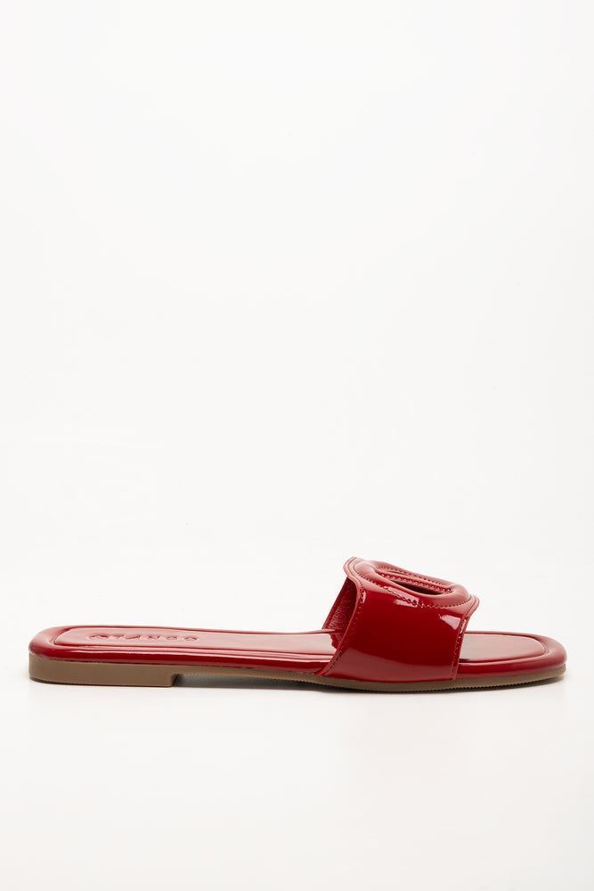 Mule Sandals Red (1)