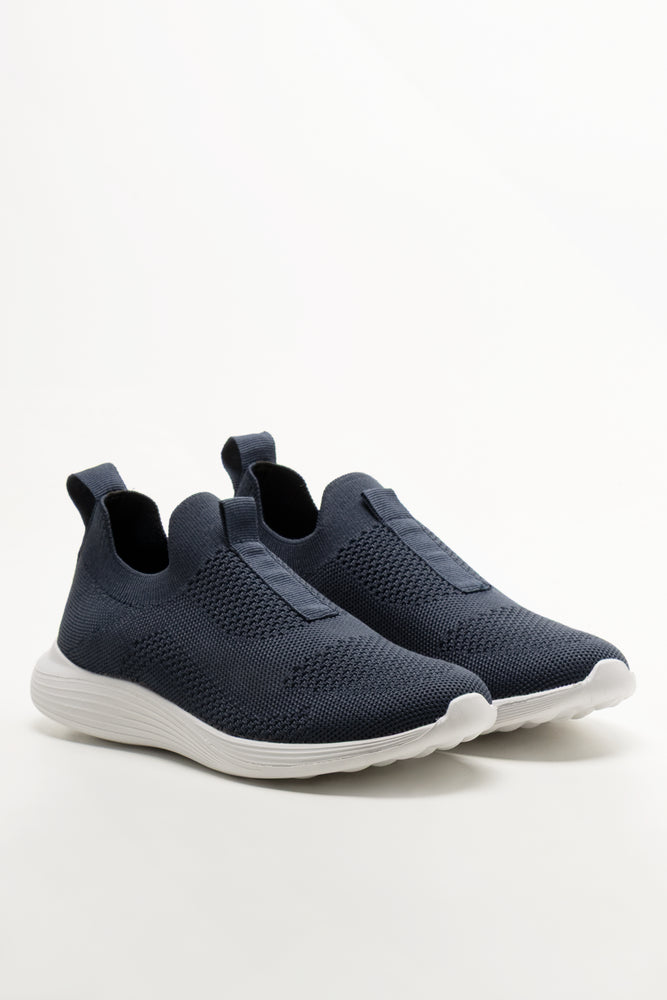 Knit Trainers Navy
