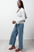 Front Tie Top White (1)