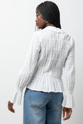 Front Tie Top White (2)