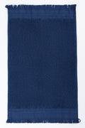Indigo Fringed Cotton Guest Towel (1)