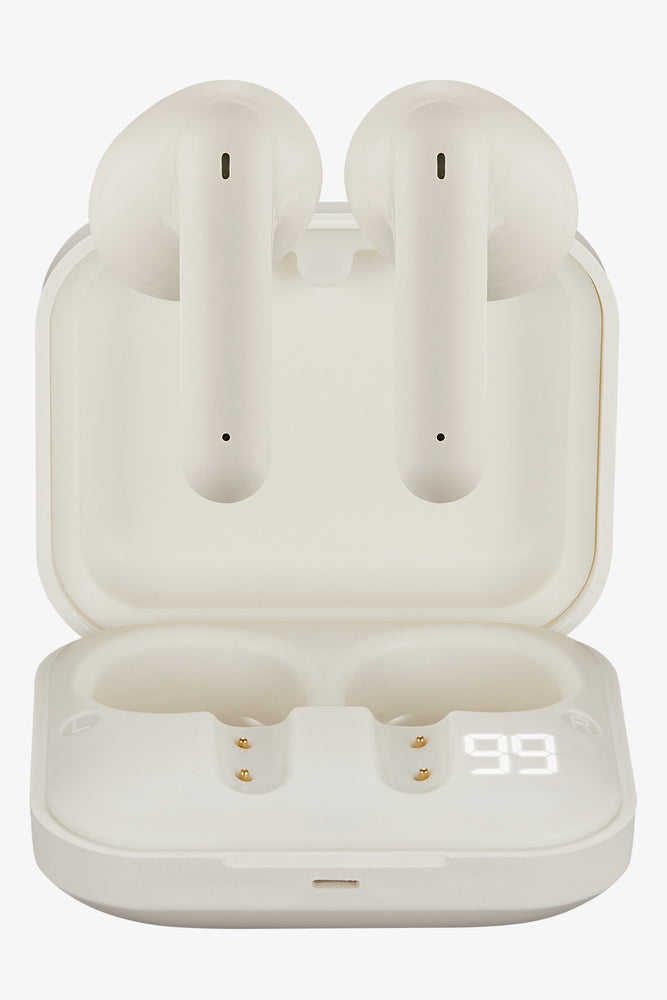 Premio V8 + Series Wireless Earphones Cream (1)