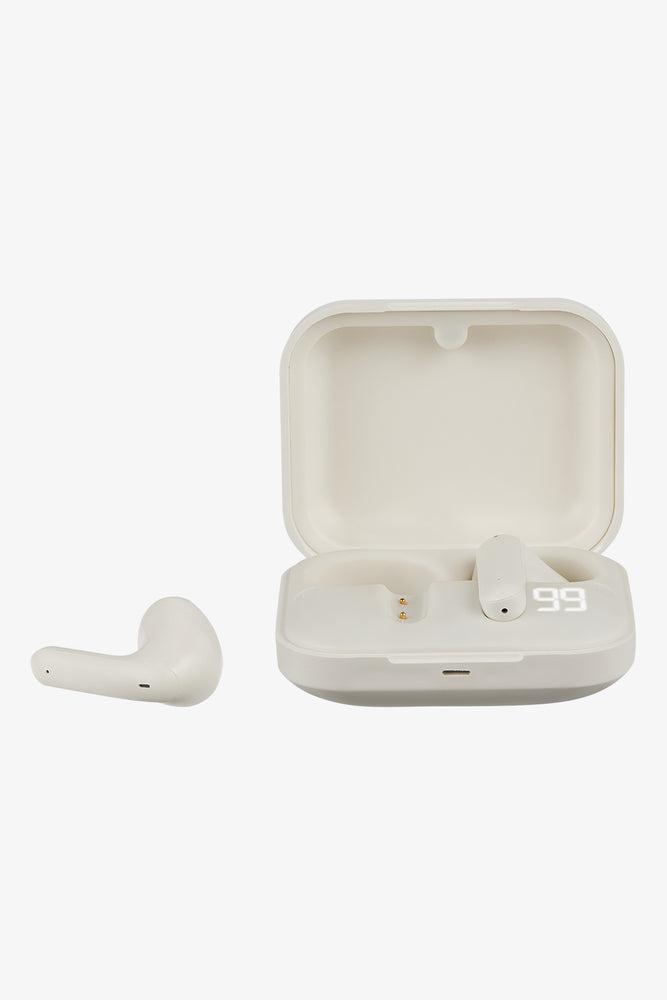 Premio V8 + Series Wireless Earphones Cream (2)