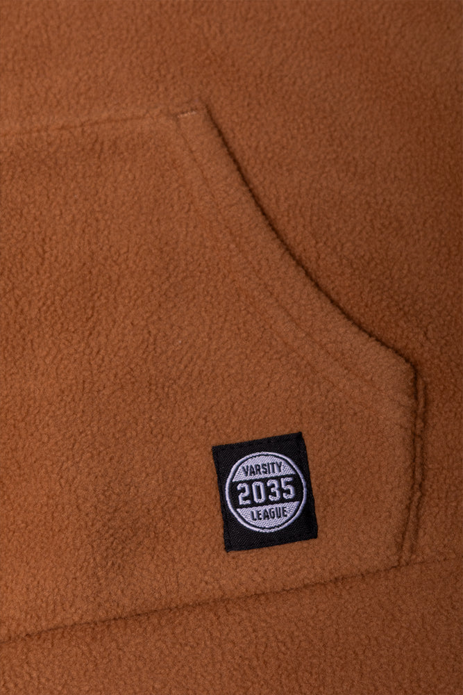 Kangaroo Pocket Hoodie Tan (1)