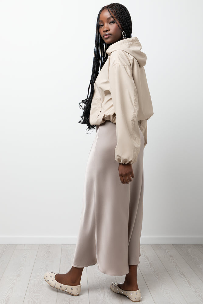 Satin Skirt Natural (2)