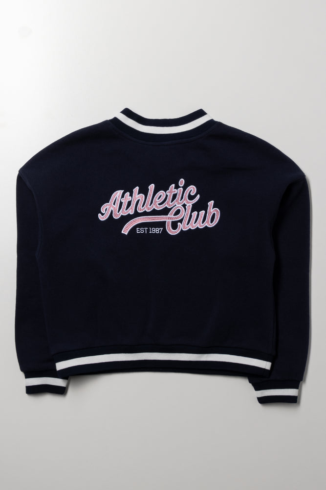 V-Neck Jersey Navy (2)