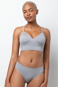 3 Pack Bikini Panties Grey