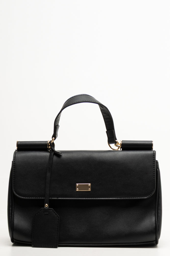 Top Handle Bag Black