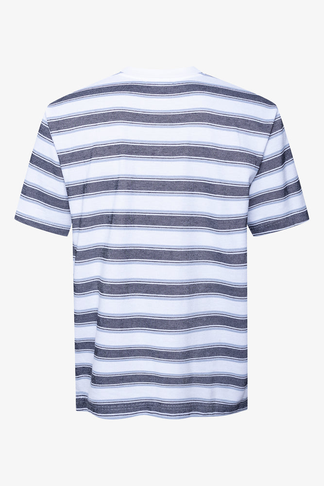 Stripe Textured Short Sleeve T-Shirt Multicolour (1)