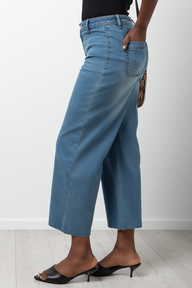 Culotte Denim Jeans Blue (1)